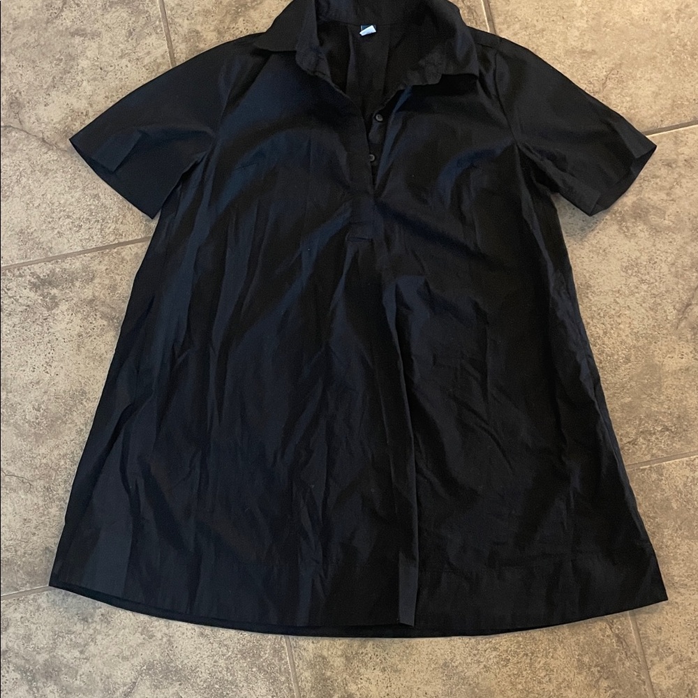 Black Short Sleeve Dress